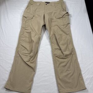 PANTS CARGO 5.11 Tactical Men 38X34  Beige Tan Hiker Canvas‎ Ripstop Work